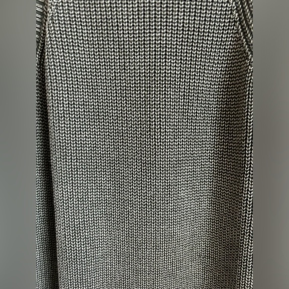 Rag & Bone Charcoal Gray Dana Chunky Knit Cold Shoulder Sweater Dress M - Picture 8 of 13